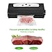 INTEY Vacuum Sealer Packing Machine, Multi-function Vacuum Sealing System with Cutter, Pumping and 5 Vacuum Sealer Bags for Food Sealer Dry&Moist, Black