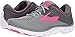 Brooks Women's Anthem Grey/Ebony/Pink 8.5 B US