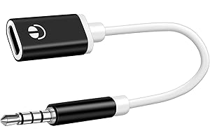 Type C to 3.5mm Headphone Car Stereo Cord - Type-C Female Adapter, Flat Earphone Connector, Audio Converter Cable, Jack Exten