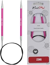 KnitPro Zing Fixed Circular Needles 40in 5.00mm
