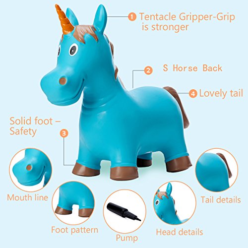 image for Babe Fairy Jumping Animal, Birthday Present Horse Hopper, Ride-on Hors