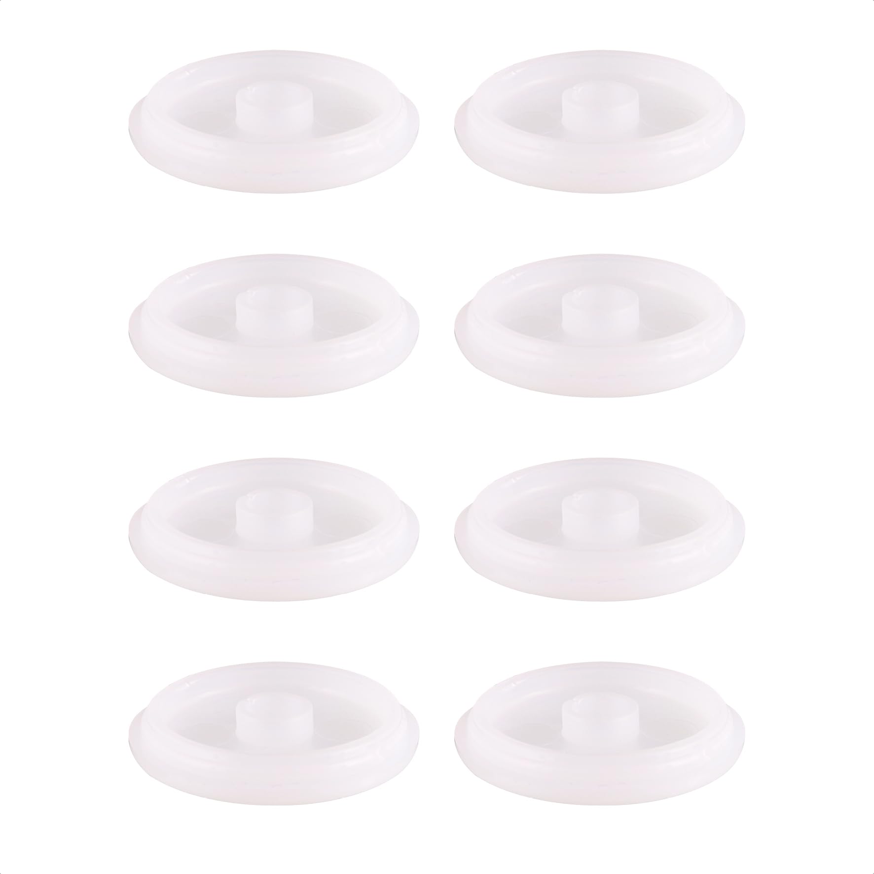 WAGNER QuickClick® Stop glides furniture glides elastomer rubber I 8pcs. set replacement glides anti-slip exchangeable - STOP - diameter Ø 40 mm - for base Ø 40 mm - Made in Germany - 15826700