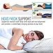 Pillows for Sleeping - Memory Foam Pillow with Washable Pillow Case - Adjustable (Queen)