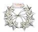Velice Battery Operated Warm White LED Fairy Lights 10 Metal Star String Decoration Light for Festival Halloween Christmas Party Wedding (Silver)