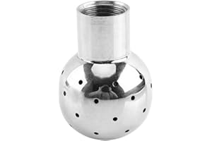 Food Safe 304 Stainless Steel Wash Ball Leak Proof Internal Thread Structure Uniform Sprayer Ball Distribution Systems Corros