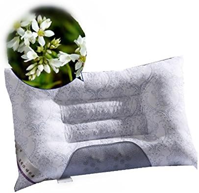 Ciaoed Health Care Cervical Pillow Lavender Cassia Seeds Buckwheat Filled Hypoallergenic Pillow Magnetic Therapy Pillow(Buckwheat)