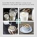 Handheld Milk Frother, ZCOONE Electric Drink Mixer Battery Operated Milk Foamer For Coffee, Latte, Cappuccino, Hot Chocolate with 2 Stainless Steel Whisks