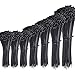 AUSTOR Cable Zip Ties,700 Pieces Black Nylon Cable Ties Self Locking Cable Ties Heavy Duty Wire Ties in 4/6/ 8/10/ 12 Inches for Home Office Garage and Workshop