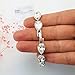 SELOVO Women's Wedding Bridal Bracelet Cubic Zirconia Silver Tone