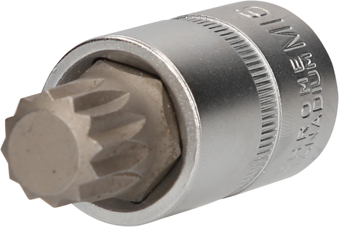 Brilliant Tools BT022937 1/2 Inch Bit Screwdriver XZN 55 mm M16 Insert