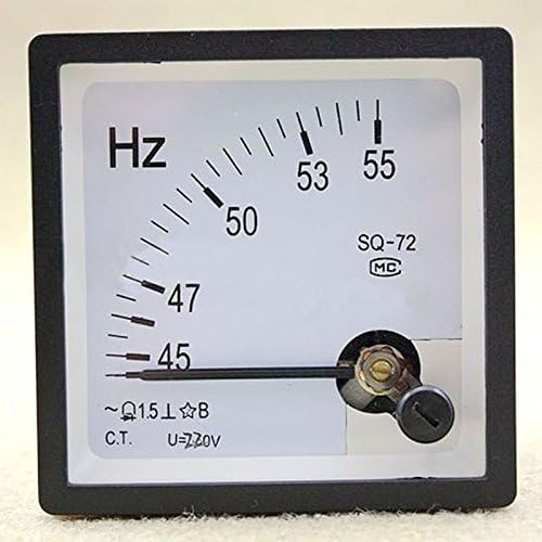45-55 Hz 220V Analog Panel Frequency Meter Hertz Indicator for System Monitoring