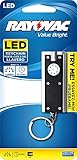 RAYOVAC Value Bright 6 Lumen 2 CR1220 LED Keychain Light with Batteries, BRSLEDKEY-BRD