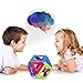 7TECH 61 PCS-Magnetic Tiles Toys Educational 3D Building Blocks Extra 16 Number Cards Included
