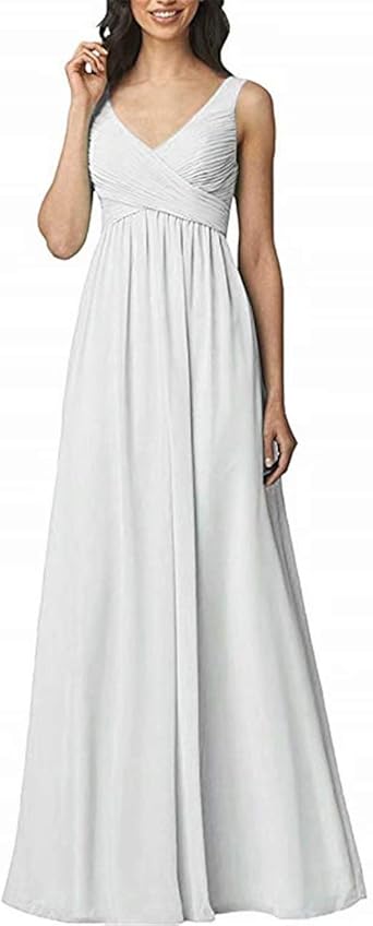 amazon white bridesmaid dresses