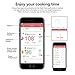 Digital Meat thermometer for Grilling , ICOCO Best Instant Read Oven Meat Thermometer with 6 Probes Ultra Fast Easy Electronic BBQ and Kitchen Food Thermometer for Cooking, Grill,Candy