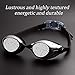 Swim Goggles, Aegend Swimming Goggles NEW-STYLE of Flat Lens for Men Women Adult Youth Kids Children, Anti-Fog UV Protection Leak-Proof Triathlon Swim Goggles Mirrored/Clear With Free Protection