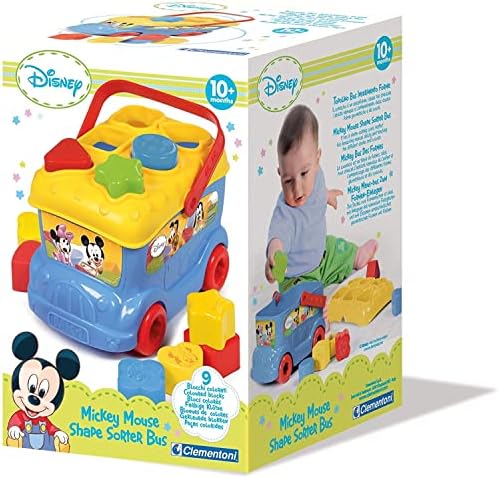 Disney Baby Sortierbus mit Baby Mickey - Steckspiel zur Förderung der Motorik & Koordination für Kinder ab 10 Monaten, 14395