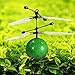 ThinkMax RC Flying Ball for Kids, RC Toys Infrared Induction Helicopter Ball with Shinning LED Lights Built-in and Remote Control Toys for Boys and Girls (Green)