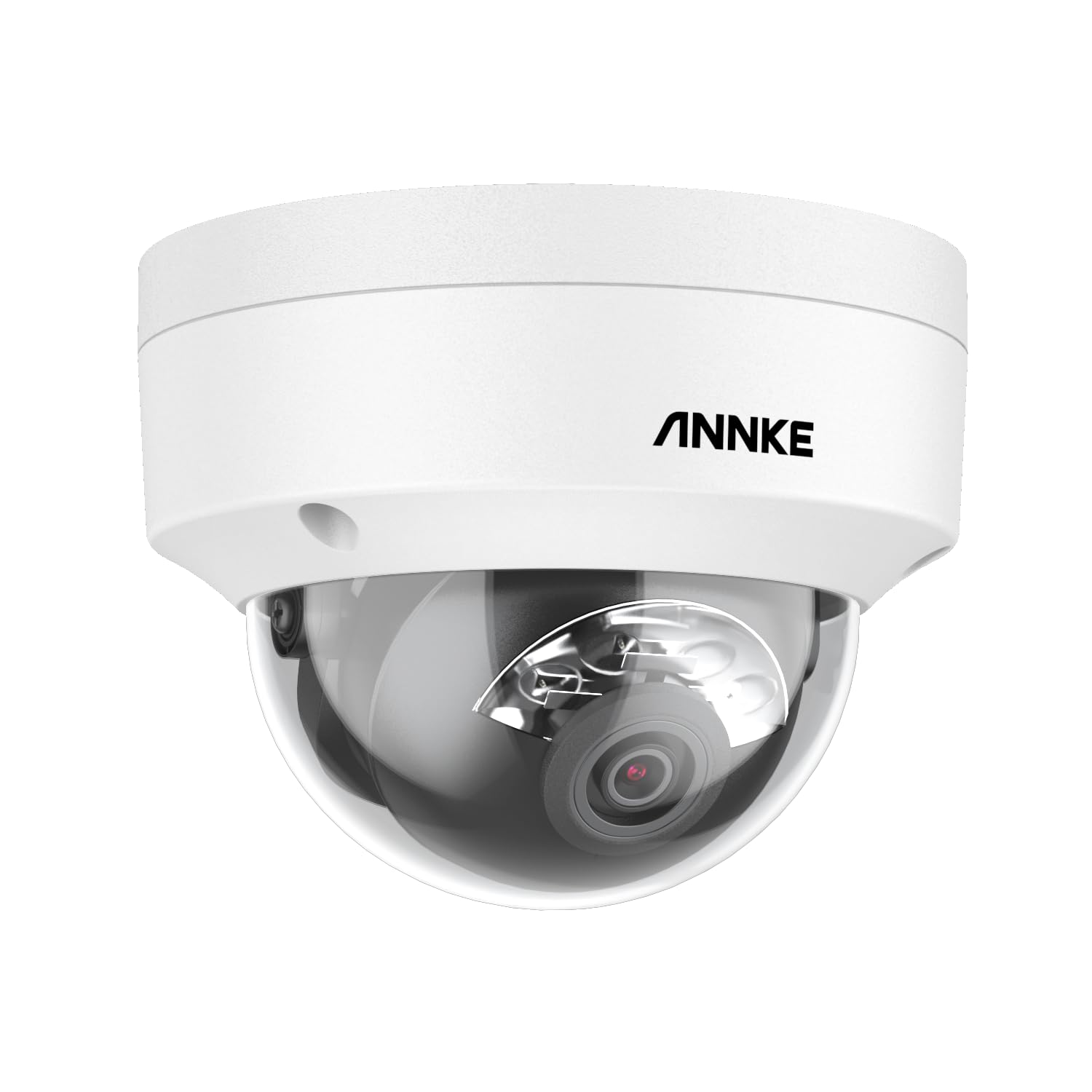 ANNKE 4K+ Ultra HD 12MP PoE Security Camera Outdoor, CCTV IP Dome Camera Support Human Vehicle Detection, Colour Night Vision, 24/7 Video Recording for Home Business, IKO08
