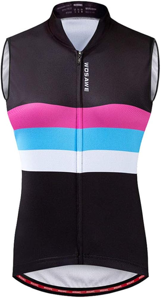 LSKCSH Women's Cycling Vests Jersey Sleeveless Breathable Quickdrying