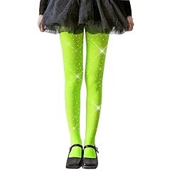 LUCKELF Girls Glitter Tights, Soft Opaque Tights