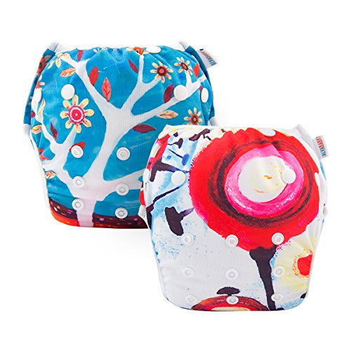 1 ALVABABY+Diapers+Reuseable+Adjustable+Swimming
