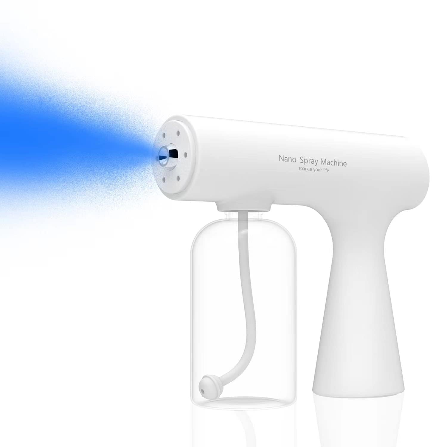 Photo 1 of Handheld Humidifiers ?Atomizer Sprayer?Rechargeable ULV Nano Sprayer with Blue Light,Electrostatic ULV Atomizer Sprayer?Electrostatic Portable Sprayer