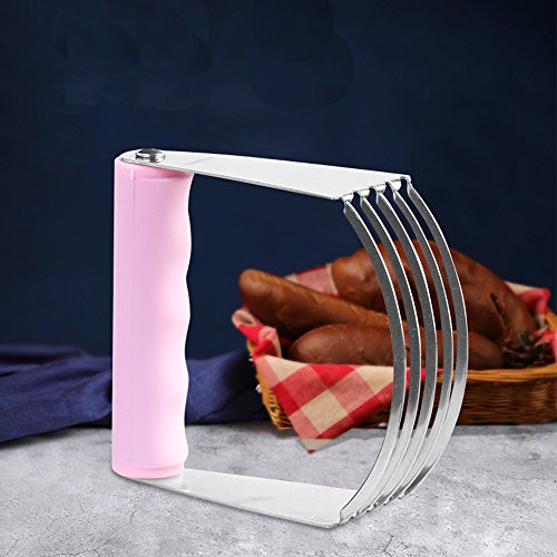 Pastry Cutter Stainless Steel - Professional Baking Dough Blender with Blades