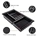 AORRO Center Console Organizer for Chevy/Chevrolet Tahoe Suburban Silverado GMC Sierra Yukon 2015-2018 ABS Tray Armrest Box Secondary Storage Full Console w/Bucket Seats ONLY (Black)…