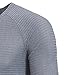 Helisopus Men's Stretch Solid Pullover Knitted Sweaters Slim Fit O-Neck Long Sleeve Casual Crewneck Sweater