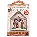 Ann Clark Cookie Cutters Mini Gingerbread House Cookie Cutter Set, Two Cookie Cutters with Recipe Card, Makes 4-1/2