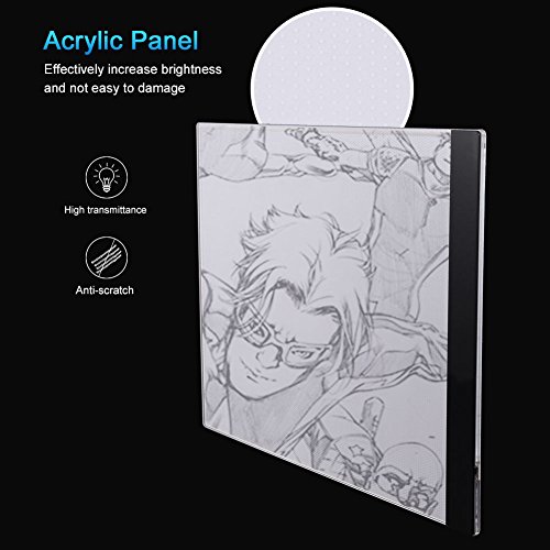 Купить ALLCACA Tracing Light Box Ultrathin Art Stencil Board Artcraft Tracing Light Pad A4 LED