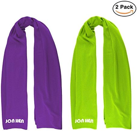 Jonhen Cooling Towel for Instant Relief,40"x 12", Fitness Towel Stay Cool for Sport,Pilates,Travel,Golf,Hiking