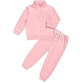 GRNSHTS Toddler Matching Outfits Boy and Girl Fall Clothes Baby Long Sleeve Winter Sweatsuit Sets 2-6Y