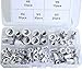 Boeray M3 M4 M5 M6 M8 Aluminum Alloy Rivnut Flat Head Threaded Rivet Nut Insert Nutsert Cap Rivet Assortment kit 100pcs