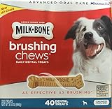 Milk Bone Brushing Chews (Small/Medium) 40 Dental Treats 31.4oz