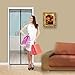 Bodyguard Magnetic Screen Door - Full Frame Velcro, Fits Door Size up to 34 x 82-Inch, 28 Sewn-in Magnets, Heavy Duty Mesh Curtain, Easy Installation, No Gap, No Falling