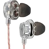 Earbuds/Earphones with Mic : Noise Isolating Power Bass Driver, in-Line Microphone with Volume and Phone Controls, IEM in-Ear Headphones, Ultra Clear Sound : The Audiophile Platinum