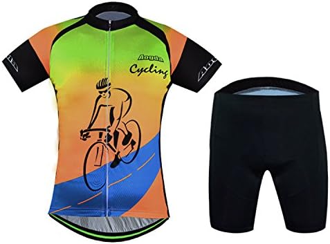 2016 Hot sale Aogda Orange Team Racing Cycling Jerseys Mens Ciclismo Clothing Bike Breathable Shirts Sports Short Sleeves Suit (Suit, XXXL)