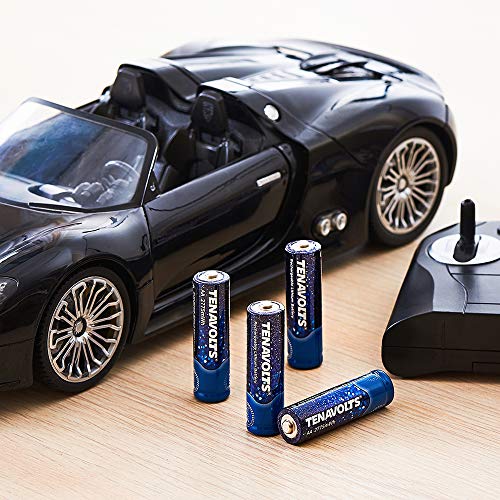 TENAVOLTS AA Rechargeable Batteries with Charger - Image 3