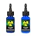 Millennium Moms Nuclear UV Tattoo Ink .5 Ounce Blue Smoke Ultra Violet 1/2 oz
