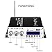V10 Car Amplifier Black V4.0 Bluetooth 2x20W (No Power Adapter)