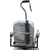 AlveyTech Universal Cane Holder - Bag fits Drive, Pride, Jazzy, Golden, Mobility Scooter, E-Bikes, Rollators Medical Wheelchair, Electric Power Chair, Walker, Transport Wheel Chair Storage Accessories