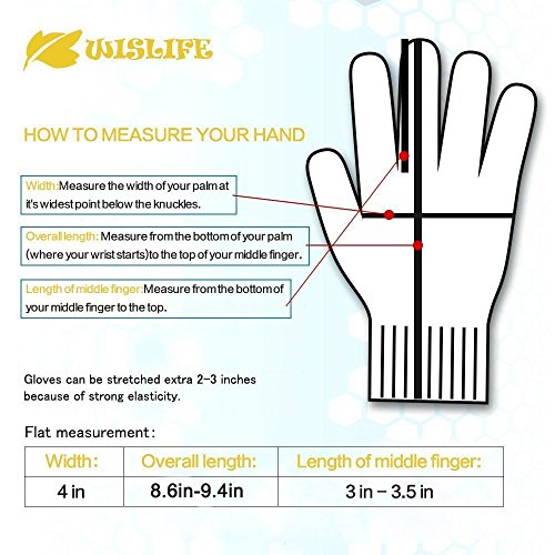 BaronHong Schnittschutzhandschuhe Stufe 5 - Küchenhandschuhe Schwarz XL