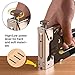 Upholstery Heavy Duty Staple Gun, Nail Gun,3 in 1 Staple/Brad Nail Gun, 3 Way Tacker Tool with 900 Staples for Fixing Material, Decoration, Carpentry, Furniture, Doors and Windows, Billboards