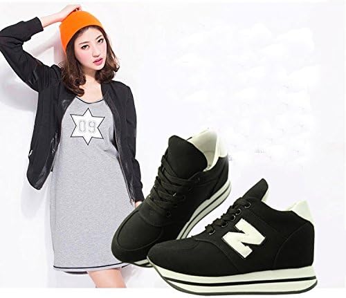 Amazon Luckythree 美脚スニーカーブーツ登場インヒールスニーカー レディース靴 シューズ シークレットヒール スニーカーブーツ 新品ハイカットスニーカーxlb145ブラック 22 5cm ブーツ ブーティ