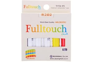 Hagoromo Fulltouch 3-Color Mix Chalk (Small Package) 1Box (5pcs) White, Red, Yellow