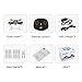 WiFi Mini Drone with Camera FPV RC Quadcopter with Dance Mode, Optical Flow, Altitude Hold and Headless Mode, Hand Movement Control Version, 2.4GHz