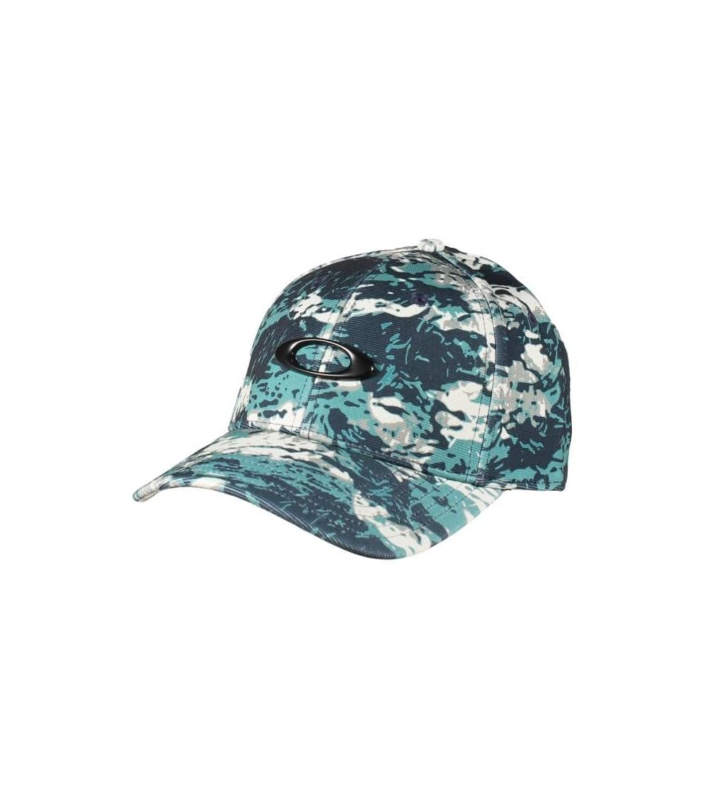 Oakley Mens Tincan Cap, Tiger Camo Pacific, Small Image