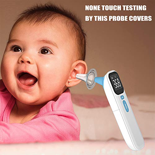 100 Counts Ear Thermometer Disposable Probe Covers, Refill Caps Lens